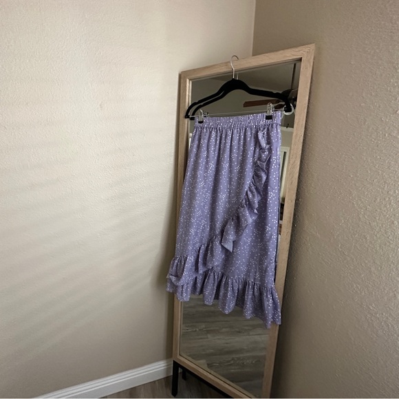 Pieces Dresses & Skirts - PIECES Midi  Polka Dot Skirt